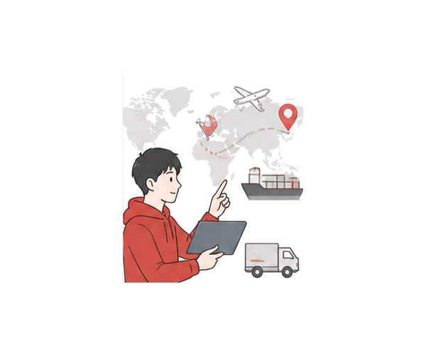 国際 物流 イラスト