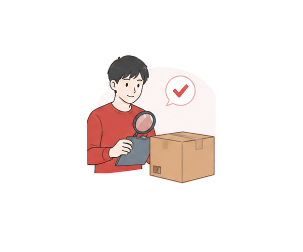 検品 オプション サービス イラスト